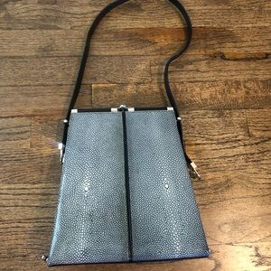 Stingray skin bag w unique adjustable straps